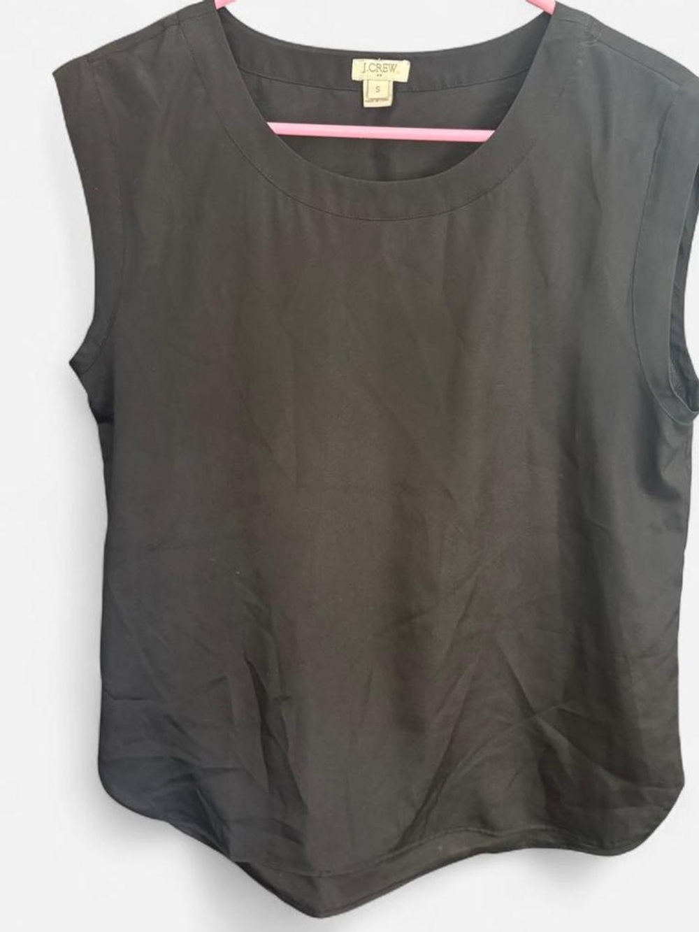 J. Crew Black Sleeveless Shell Camisole